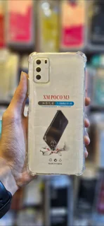 قاب شیائومی Poco M3 | مدل ساده بی رنگ و طرح دار