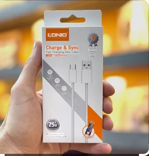 کابل شارژ Type-C الدینیو، مدل LS901